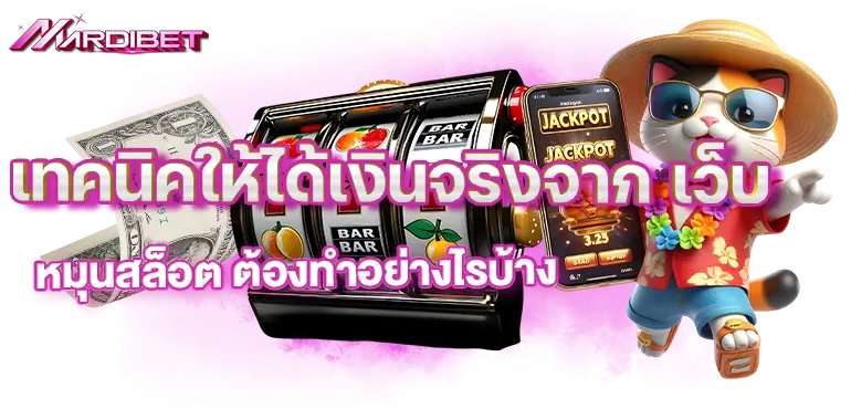 เทคนิคให้ได้เงินจริงจาก เว็บ หมุนสล็อต ต้องทำอย่างไรบ้าง
